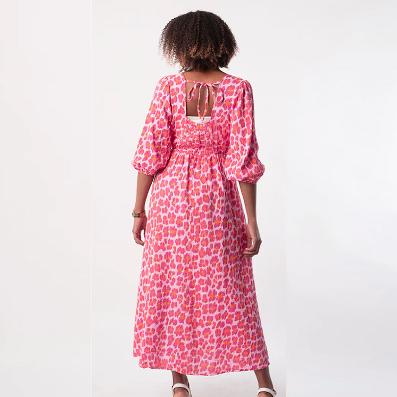 📢📢60% de réduction ! Robe Imprimée à Col en V pour Femme – Confort, Élégance & Polyvalence ✨👗