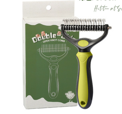 🐾 PROMO LIMITÉE 56% DE RÉDUCTION ! ✨ Brosse Démêlante pour Chats et Chiens – Professionnel, Double Face ✨