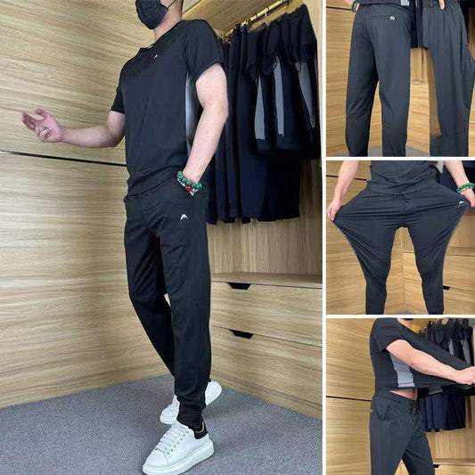 ✨VENTE DU DERNIER JOUR 50% DE RÉDUCTION✨Pantalon de sport décontracté à manches courtes pour hommes