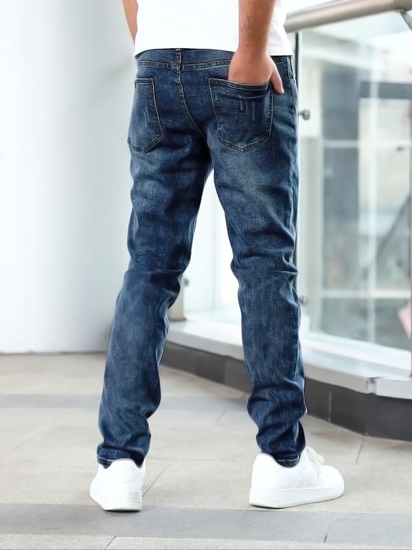 Jean classique à coupe droite pour homme