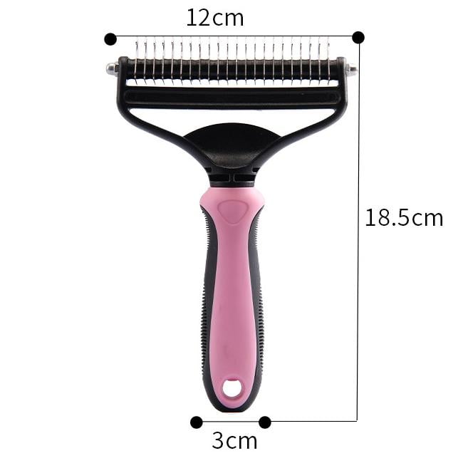 🐾 PROMO LIMITÉE 56% DE RÉDUCTION ! ✨ Brosse Démêlante pour Chats et Chiens – Professionnel, Double Face ✨