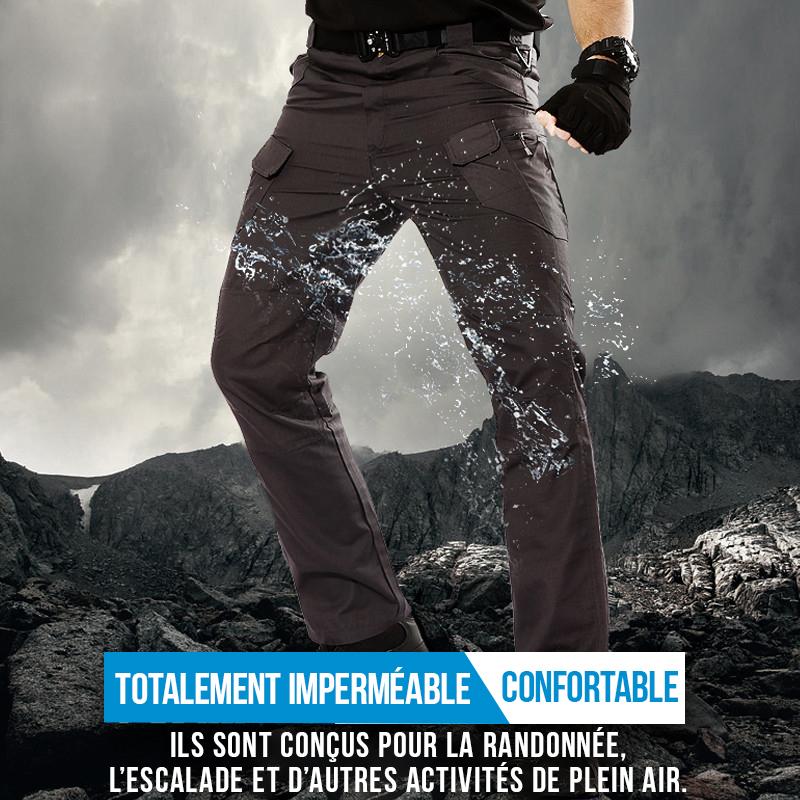 👖 50% DE RÉDUCTION! ✨ Pantalon Imperméable Plein Air - Coupe-Vent avec Taille Élastique pour Randonnée et Voyages 🌧️🏔️