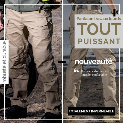 👖 50% DE RÉDUCTION! ✨ Pantalon Imperméable Plein Air - Coupe-Vent avec Taille Élastique pour Randonnée et Voyages 🌧️🏔️