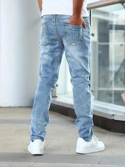 Jean classique à coupe droite pour homme