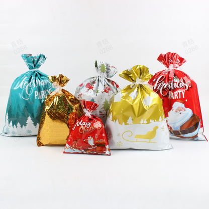 🔥Stock limité disponible 50 % DE RÉDUCTION🔥 - Sacs cadeaux de Noël avec cordon de serrage (biodégradables)