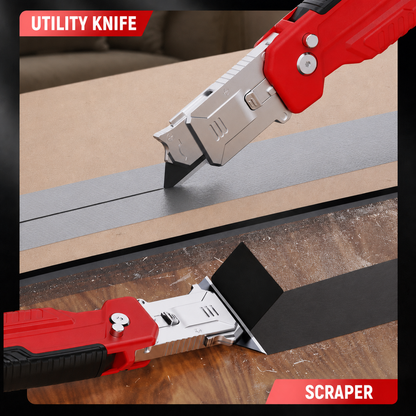 Grattoir-couteau 2-en-1, grattoir-couteau pliable