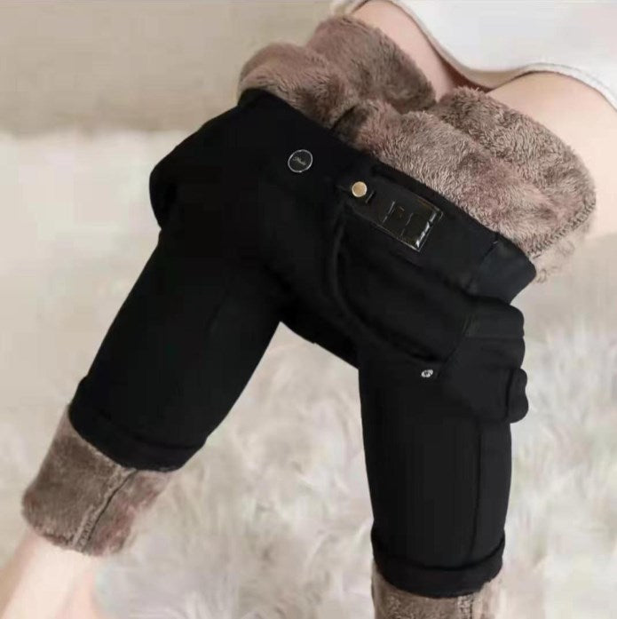 👖50% DE RÉDUCTION! ✨ JEAN SKINNY CHAUD - Taille Haute & Tissu Stretch, Confort Optimal pour l'Hiver, Style Tendance pour Quotidien et Sorties ❄️💃