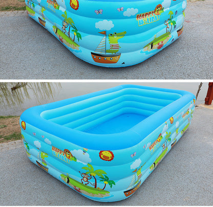 🌊 Piscine Gonflable  – Multi-couches avec Impression