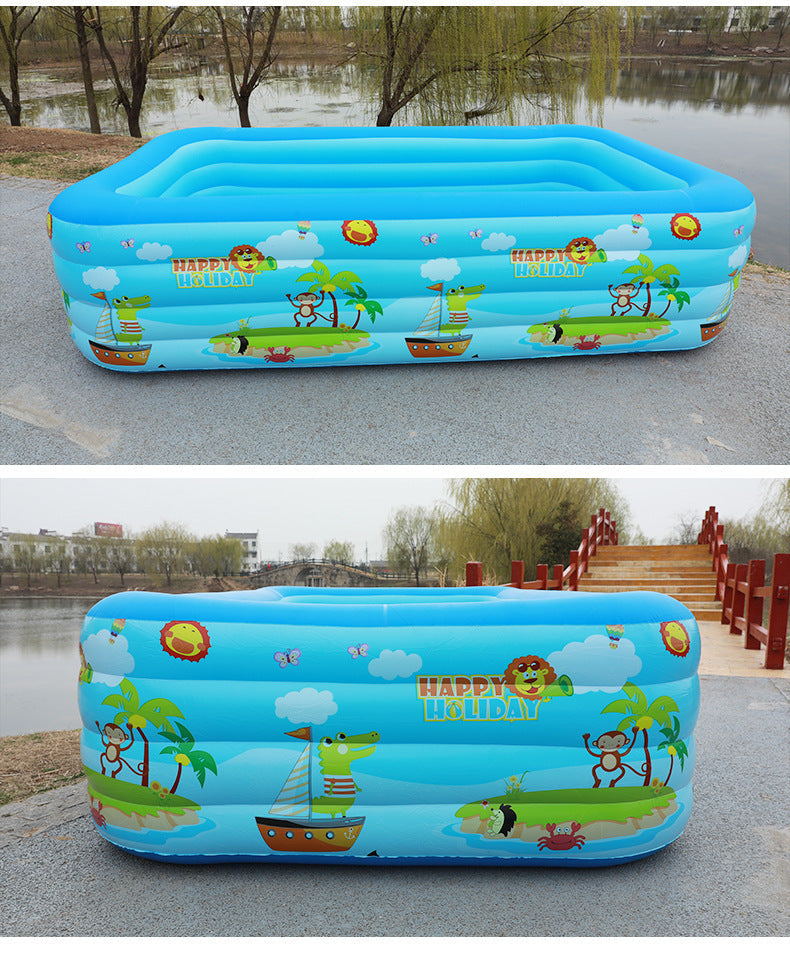 🌊 Piscine Gonflable  – Multi-couches avec Impression