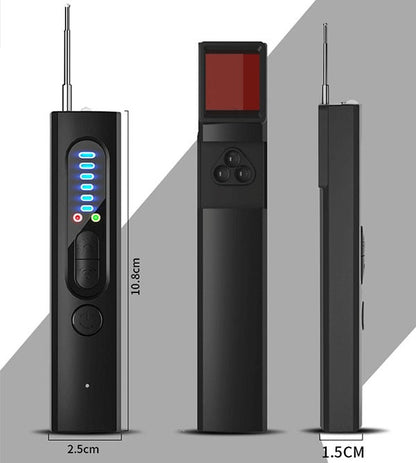 ✨ Détecteur de Caméras Cachées - 6 Niveaux de Sensibilité RF, Portée 10m, Protection de la Vie Privée 📡🛡️
