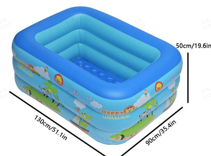 🌊 Piscine Gonflable  – Multi-couches avec Impression