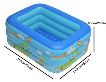 🌊 Piscine Gonflable  – Multi-couches avec Impression