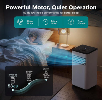 ❄️50 % DE RÉDUCTION EN CE MOMENT ! 🌬️Climatiseur portable 3-en-1 silencieux avec ventilateur