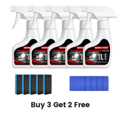 ⏳55 % DE RÉDUCTION EN CE MOMENT🔥Kit de rénovation pour phares de voiture et produit de cristallisation du revêtement🚗✨