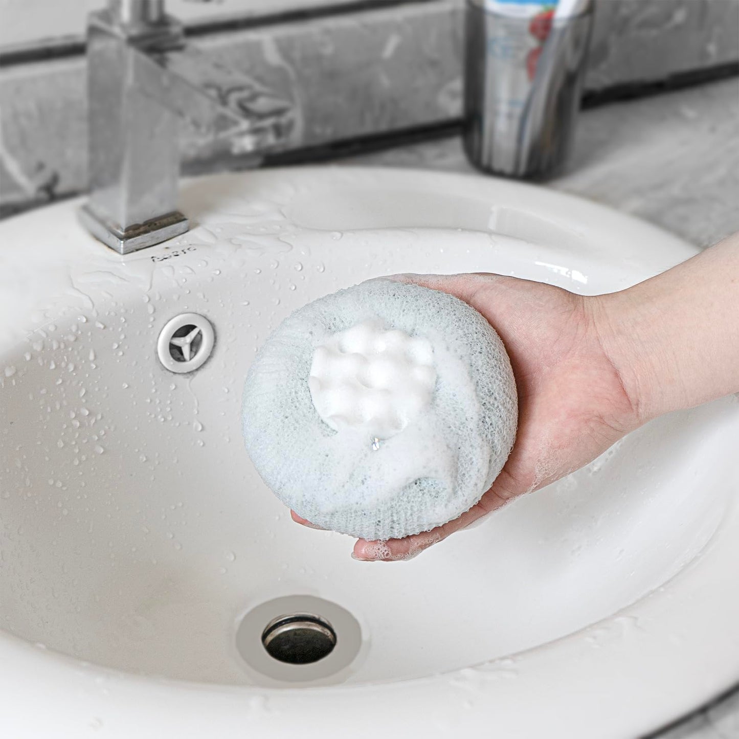 🔥 Acheter 1 Obtenez 1 Gratuit 🌟 Coupe d'aspiration super douce bain éponge fleur