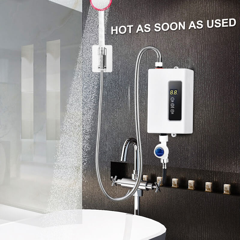 🔥 50% DE RÉDUCTION ! ✨ Chauffe-eau Instantané sans Réservoir - Design Compact avec Contrôle de Température Numérique pour Économie d'Énergie ⚡🚿