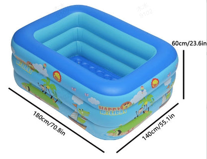 🌊 Piscine Gonflable  – Multi-couches avec Impression
