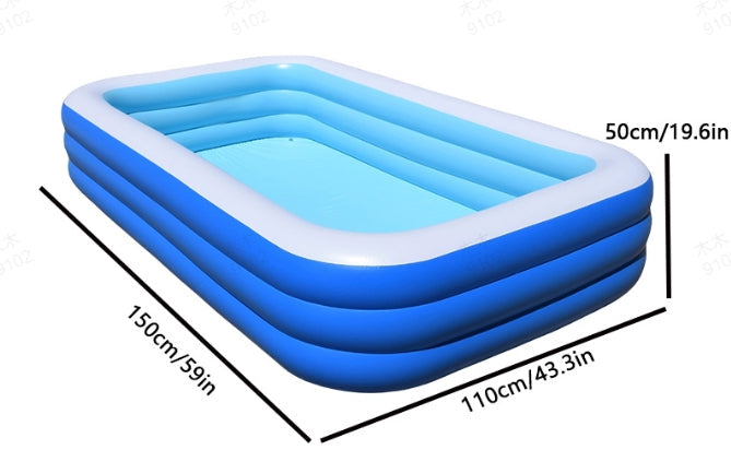 🌊 Piscine Gonflable  – Multi-couches avec Impression