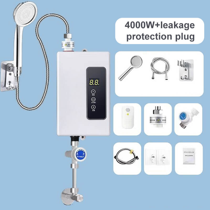 🔥 50% DE RÉDUCTION ! ✨ Chauffe-eau Instantané sans Réservoir - Design Compact avec Contrôle de Température Numérique pour Économie d'Énergie ⚡🚿