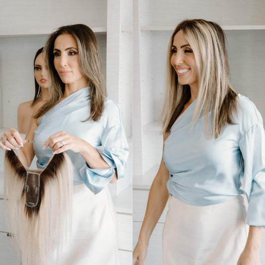 🔥Livraison gratuite⏰ 50% de réduction aujourd'hui seulement ! 🖤 Extension capillaire clip-in pour femmes en noir naturel | Extension invisible en dentelle contre les zones clairsemées & les golfes, look cheveux naturels ✨