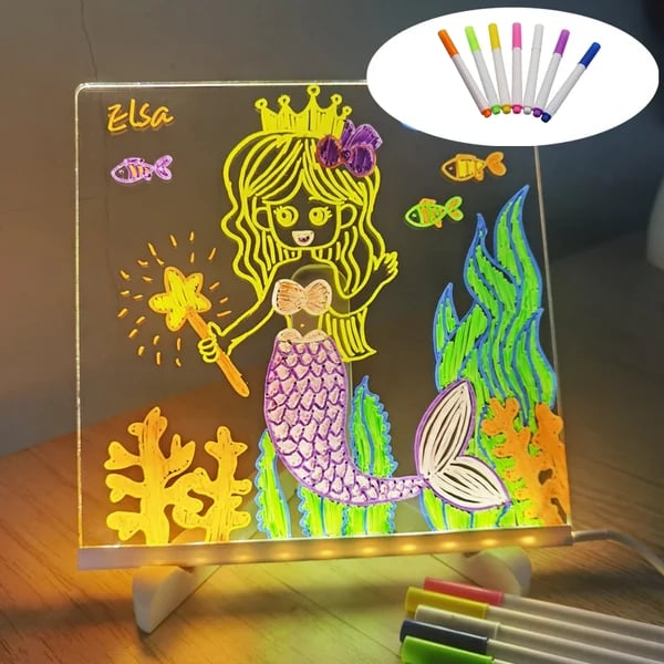 💥50% de réduction pour une durée limitée🎨Tableau de notes LED🎁Achetez 1 et obtenez 7 stylos de couleur gratuitement