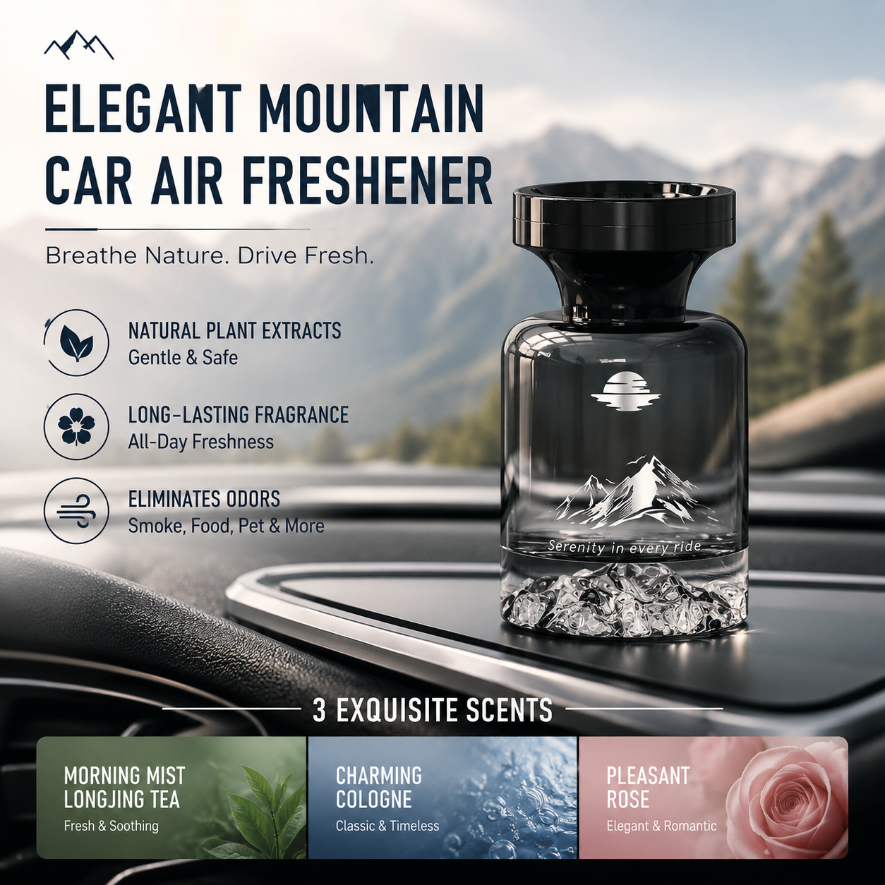 🥳Grande vente 2026🥳🌿 50 % de réduction ! 🚗 Désodorisant longue durée pour voiture – à base d'extraits de plantes naturelles💨✨