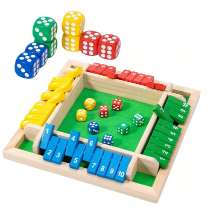 🔥Stock limité disponible 50 % DE RÉDUCTION🔥 JEUX DE FAMILLE AMUSANTS - Jeu de société Shut The Box 🎲