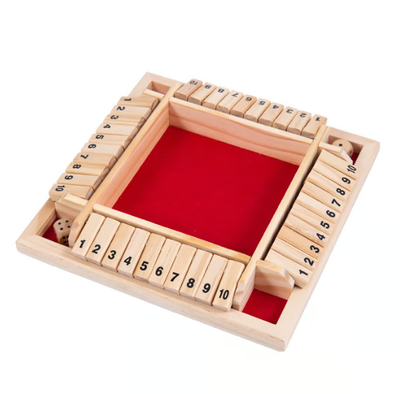 🔥Stock limité disponible 50 % DE RÉDUCTION🔥 JEUX DE FAMILLE AMUSANTS - Jeu de société Shut The Box 🎲
