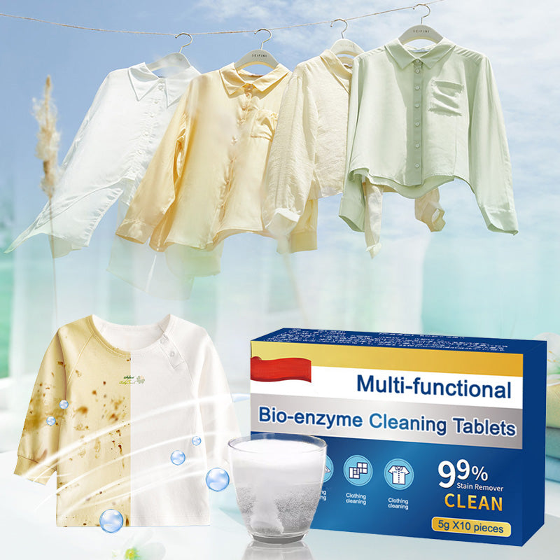 🔥Stock limité disponible 50 % DE RÉDUCTION🫧Comprimés de nettoyage bio-enzymatiques multifonctionnels