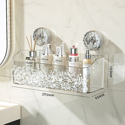 🔥VENTE LIMITÉE 50 % DE RÉDUCTION🔥✨Etagère à ventouses de style luxueux et léger, motif glacier✨