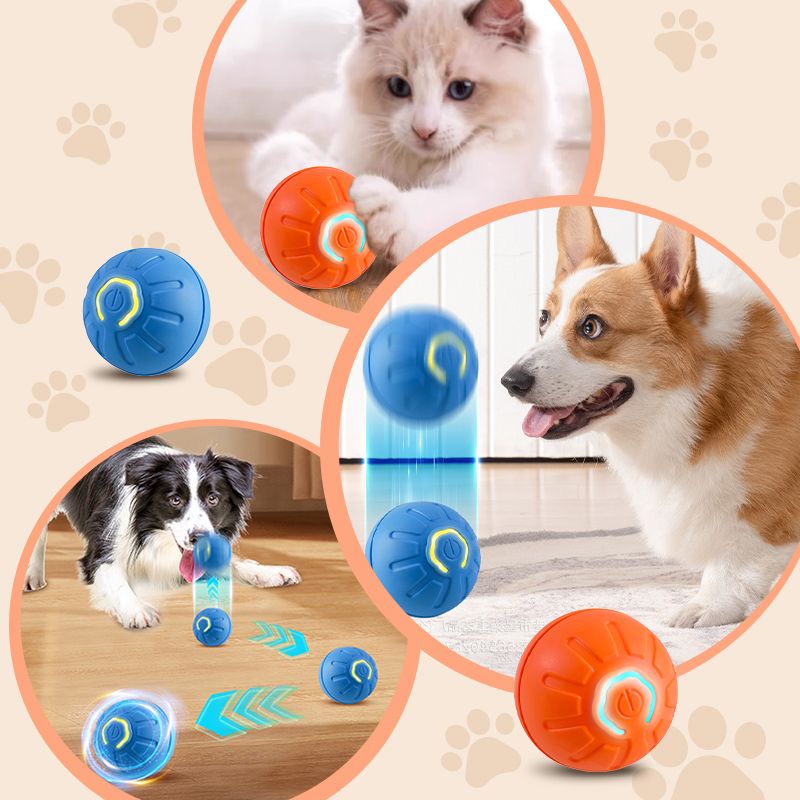 ⏳🥎 Offre à durée limitée ! 50 % de réduction ! Jouet interactif pour animaux de compagnie – Balle automatique qui roule toute seule
