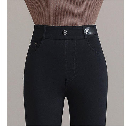 👖50% DE RÉDUCTION! ✨ JEAN SKINNY CHAUD - Taille Haute & Tissu Stretch, Confort Optimal pour l'Hiver, Style Tendance pour Quotidien et Sorties ❄️💃