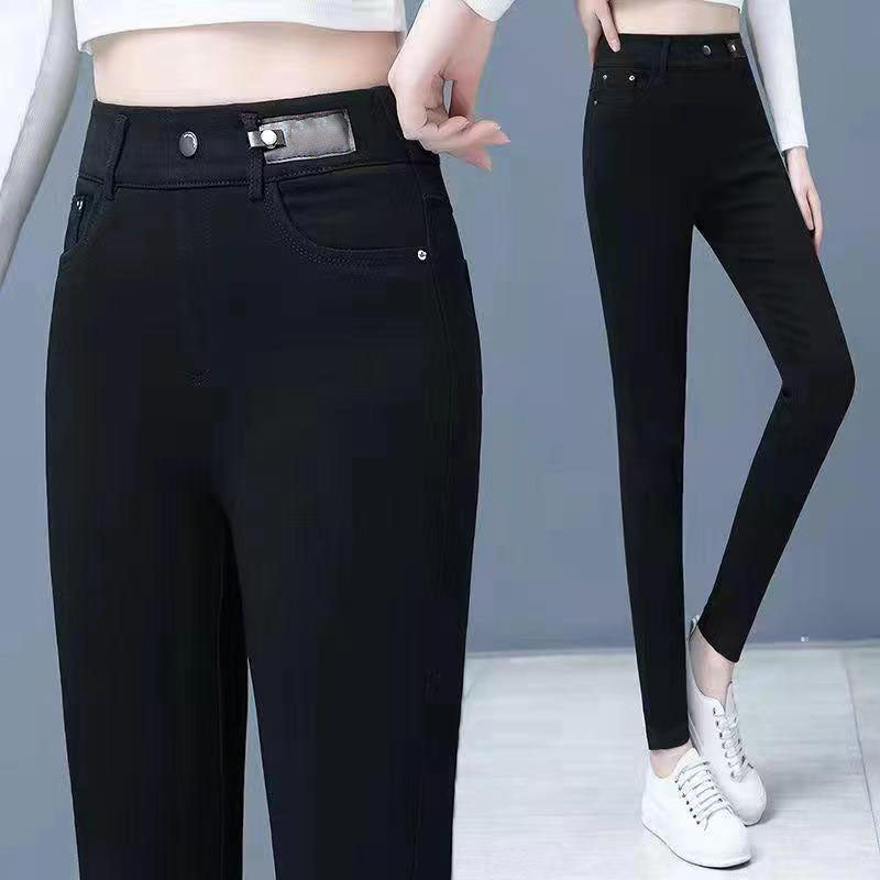 👖50% DE RÉDUCTION! ✨ JEAN SKINNY CHAUD - Taille Haute & Tissu Stretch, Confort Optimal pour l'Hiver, Style Tendance pour Quotidien et Sorties ❄️💃