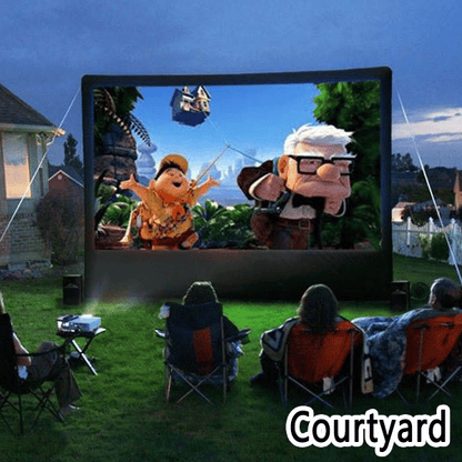 🔥 50% DE RÉDUCTION ! ✨ Écran Projection Portable Extérieur - Pliable et Réglable, Qualité 4K, Soirée Cinéma en Plein Air 🎬🌌