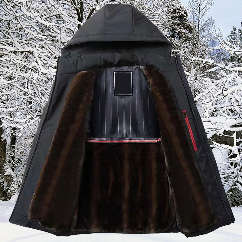 🔥VENTE LIMITÉE 50 % DE RÉDUCTION🔥Parka thermique épaisse à capuche pour homme 💥Livraison gratuite💥