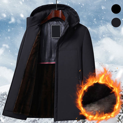 🔥VENTE LIMITÉE 50 % DE RÉDUCTION🔥Parka thermique épaisse à capuche pour homme 💥Livraison gratuite💥
