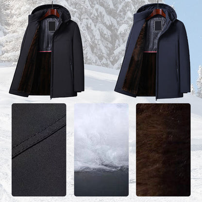 🔥VENTE LIMITÉE 50 % DE RÉDUCTION🔥Parka thermique épaisse à capuche pour homme 💥Livraison gratuite💥