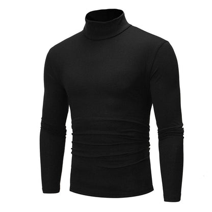📢📢50 % de réduction !!!✨🎅T-shirt thermique homme en coton à col montant : chaud, respirant & décontracté pour automne-hiver ! ❄️