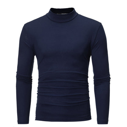 📢📢50 % de réduction !!!✨🎅T-shirt thermique homme en coton à col montant : chaud, respirant & décontracté pour automne-hiver ! ❄️