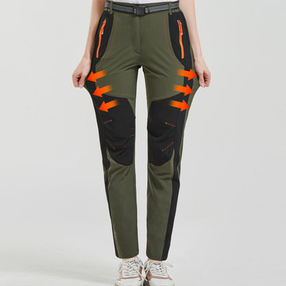 👖 50% DE RÉDUCTION! ✨ Pantalon de Randonnée - Coupe-Vent, Imperméable et Chaud avec Taille Élastique pour Randonnée et Voyages 🏔️🌧️