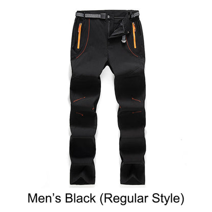 👖 50% DE RÉDUCTION! ✨ Pantalon de Randonnée - Coupe-Vent, Imperméable et Chaud avec Taille Élastique pour Randonnée et Voyages 🏔️🌧️