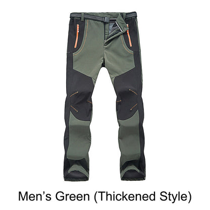 👖 50% DE RÉDUCTION! ✨ Pantalon de Randonnée - Coupe-Vent, Imperméable et Chaud avec Taille Élastique pour Randonnée et Voyages 🏔️🌧️