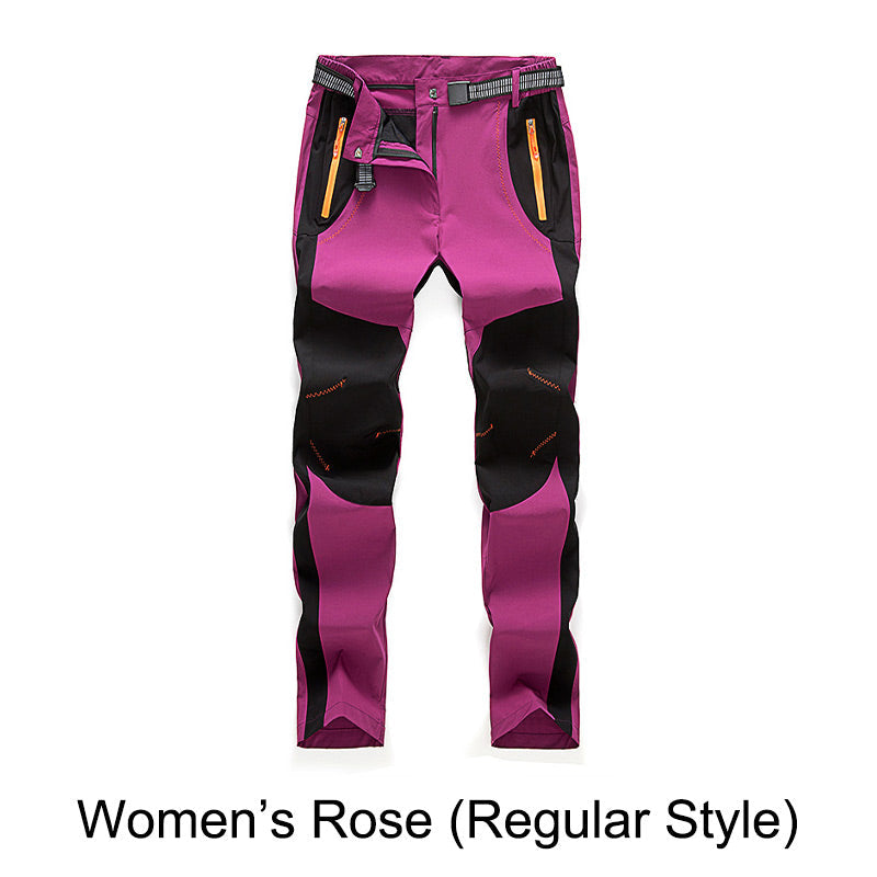👖 50% DE RÉDUCTION! ✨ Pantalon de Randonnée - Coupe-Vent, Imperméable et Chaud avec Taille Élastique pour Randonnée et Voyages 🏔️🌧️