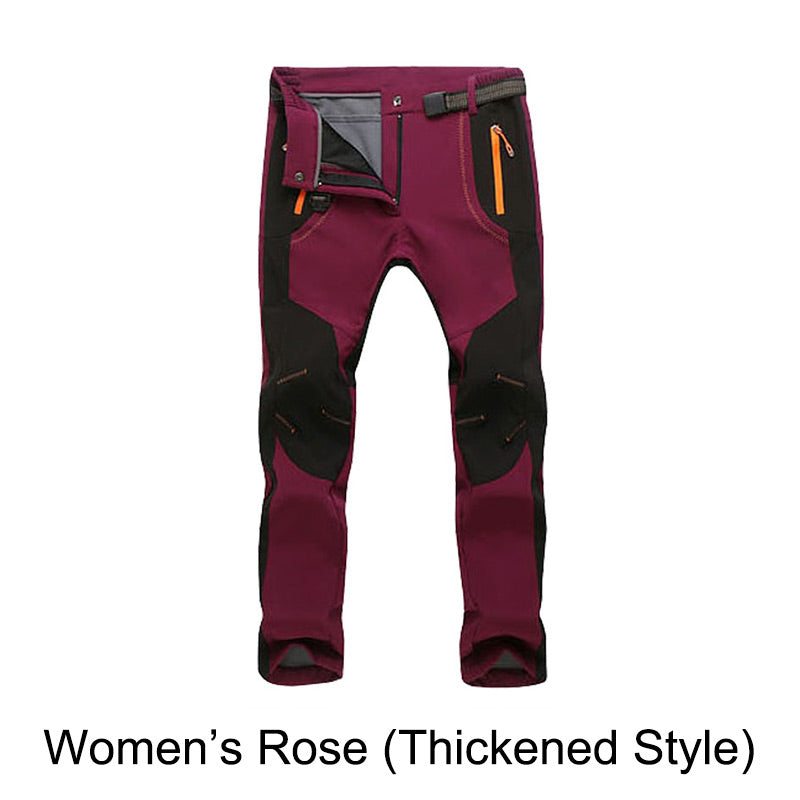 👖 50% DE RÉDUCTION! ✨ Pantalon de Randonnée - Coupe-Vent, Imperméable et Chaud avec Taille Élastique pour Randonnée et Voyages 🏔️🌧️