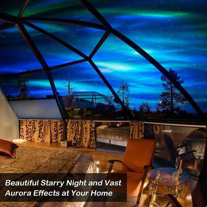 🌌Soldes de Noël : 50 % de réduction ! ✨ Projecteur d'Aurores Boréales - Effets Lumineux 360° avec Télécommande pour une Ambiance Stellaire et Romantique à la Maison ✨🔮