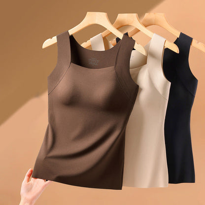 👙 50% DE RÉDUCTION ! 💃 Débardeur Femme avec Soutien-Gorge Intégré – Ultra Confort, Silhouette Parfaite & Matière Douce ✨