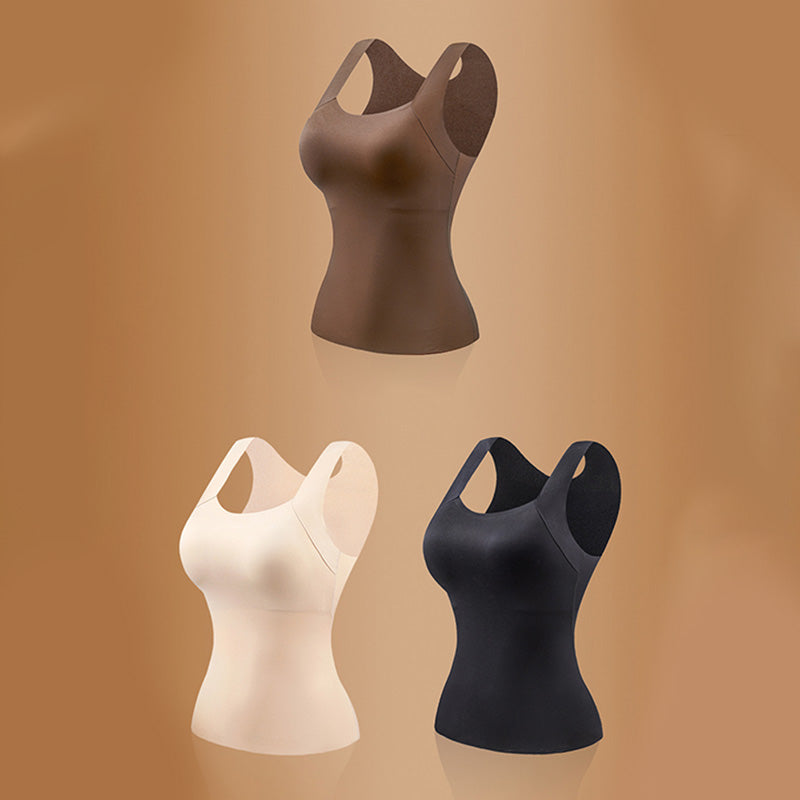 👙 50% DE RÉDUCTION ! 💃 Débardeur Femme avec Soutien-Gorge Intégré – Ultra Confort, Silhouette Parfaite & Matière Douce ✨