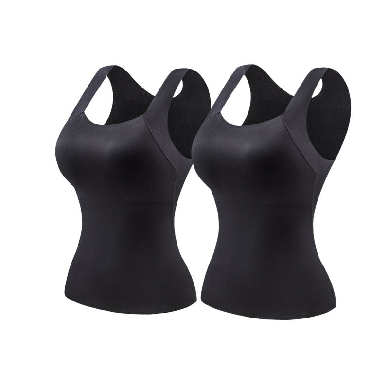 👙 50% DE RÉDUCTION ! 💃 Débardeur Femme avec Soutien-Gorge Intégré – Ultra Confort, Silhouette Parfaite & Matière Douce ✨
