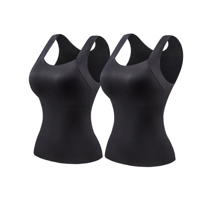 👙 50% DE RÉDUCTION ! 💃 Débardeur Femme avec Soutien-Gorge Intégré – Ultra Confort, Silhouette Parfaite & Matière Douce ✨