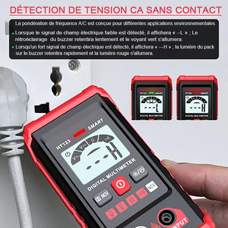 🔥Vente des 3 derniers jours-50 % de réduction⚡Multimètre digital